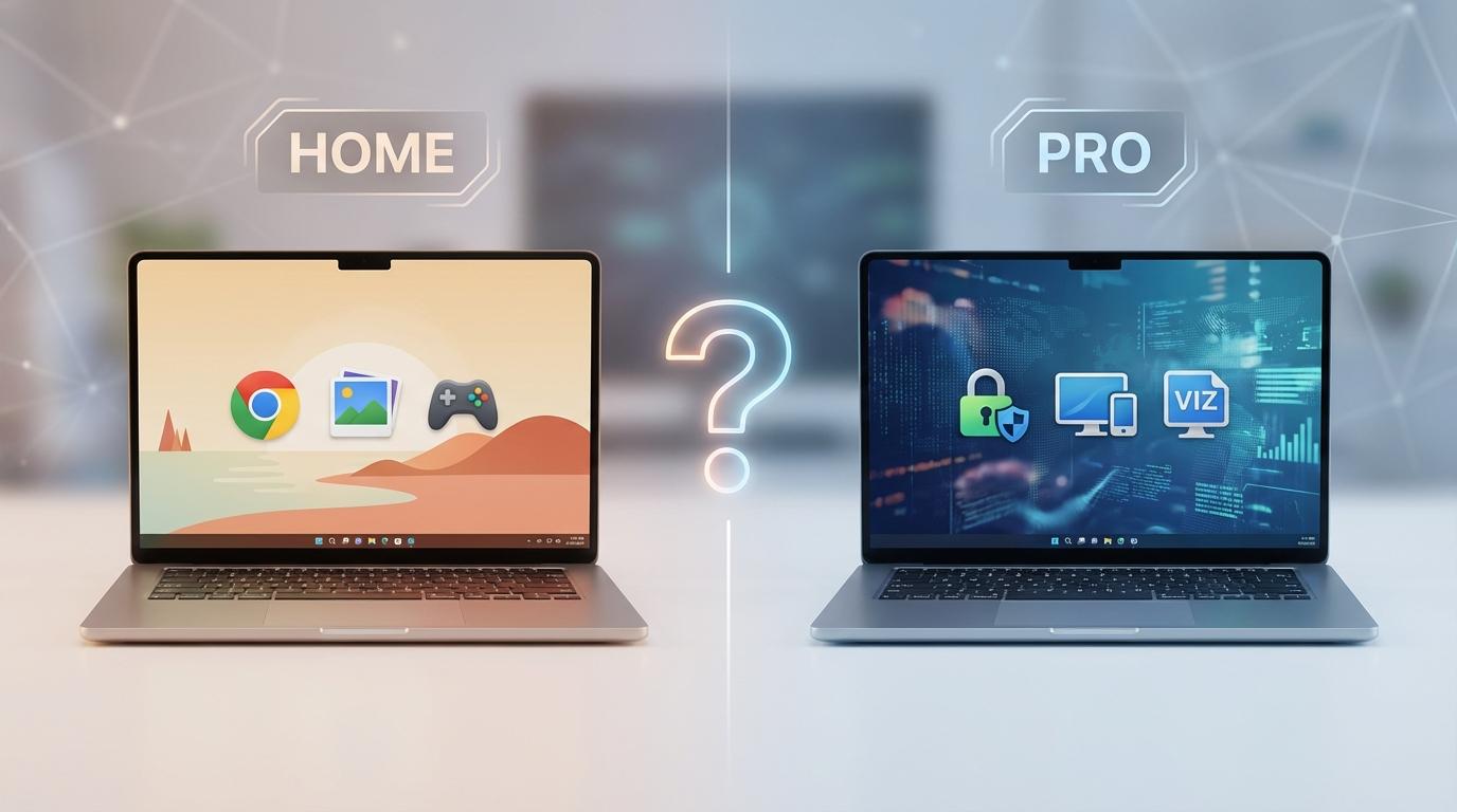 Windows 11 Home vs. Pro: What You Gain From Upgrading (and What You Don't)
