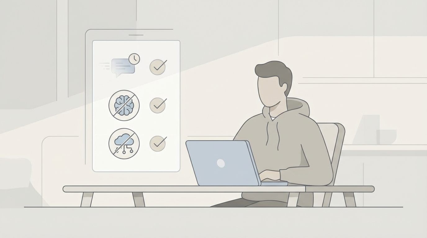 Which settings and modes I switch on before sensitive work