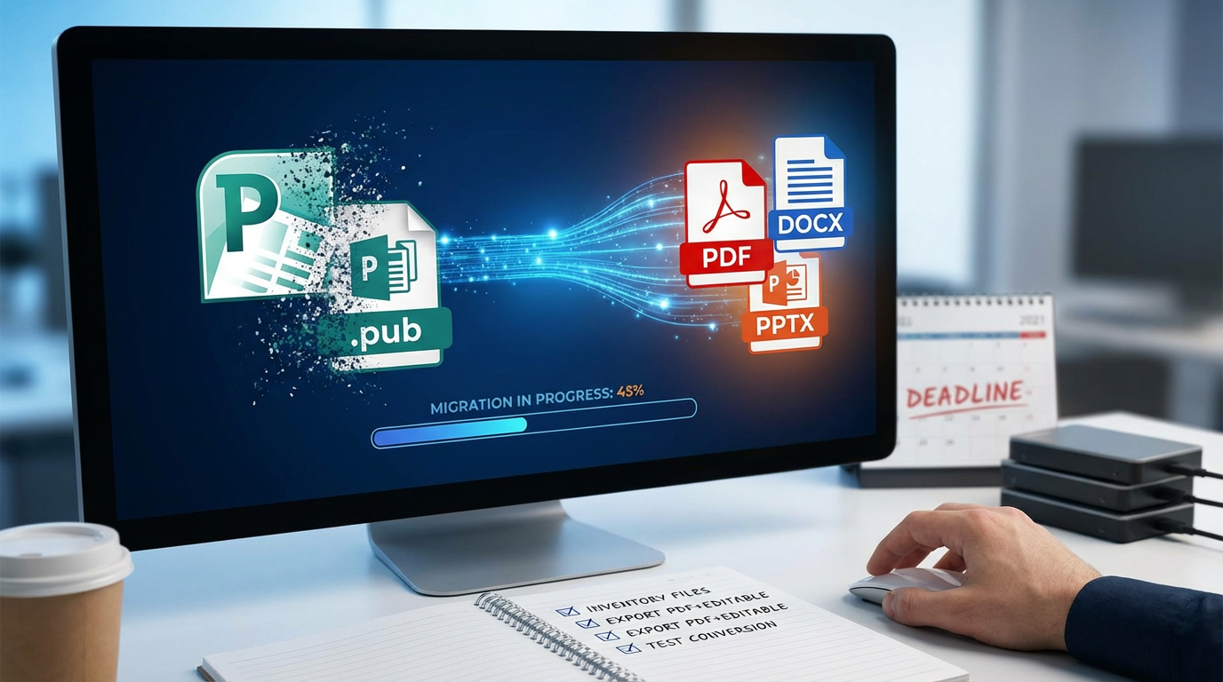 PSA: Make sure you do this before Microsoft Publisher disappears