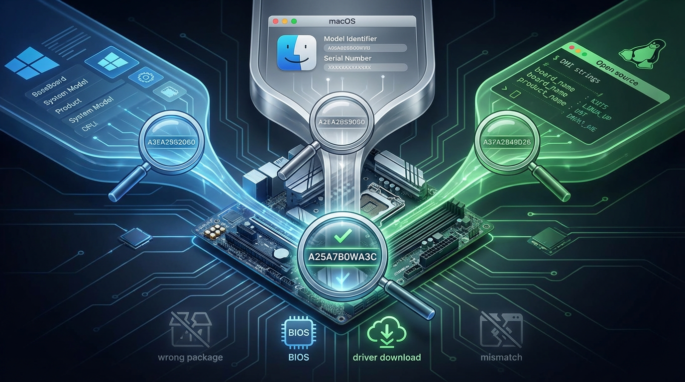 How to Find Your Motherboard Model on Windows, macOS, and Linux