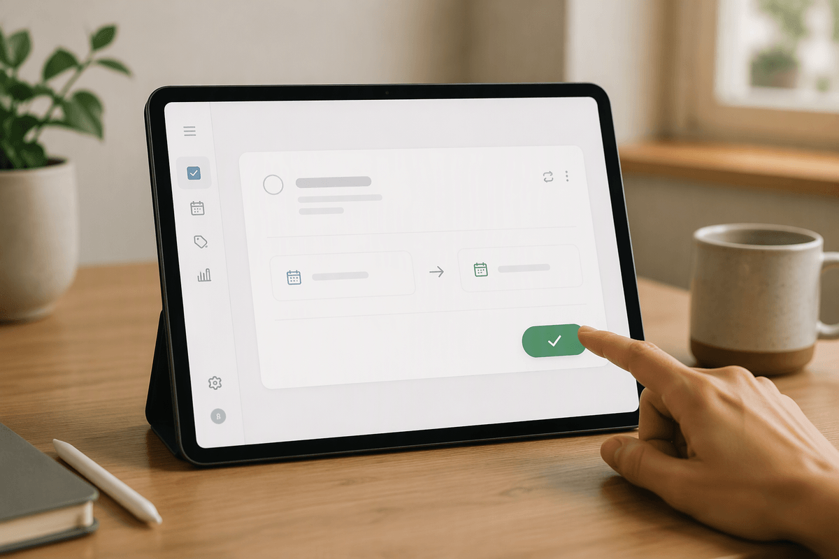 Make recurring tasks completion-friendly, not guilt traps