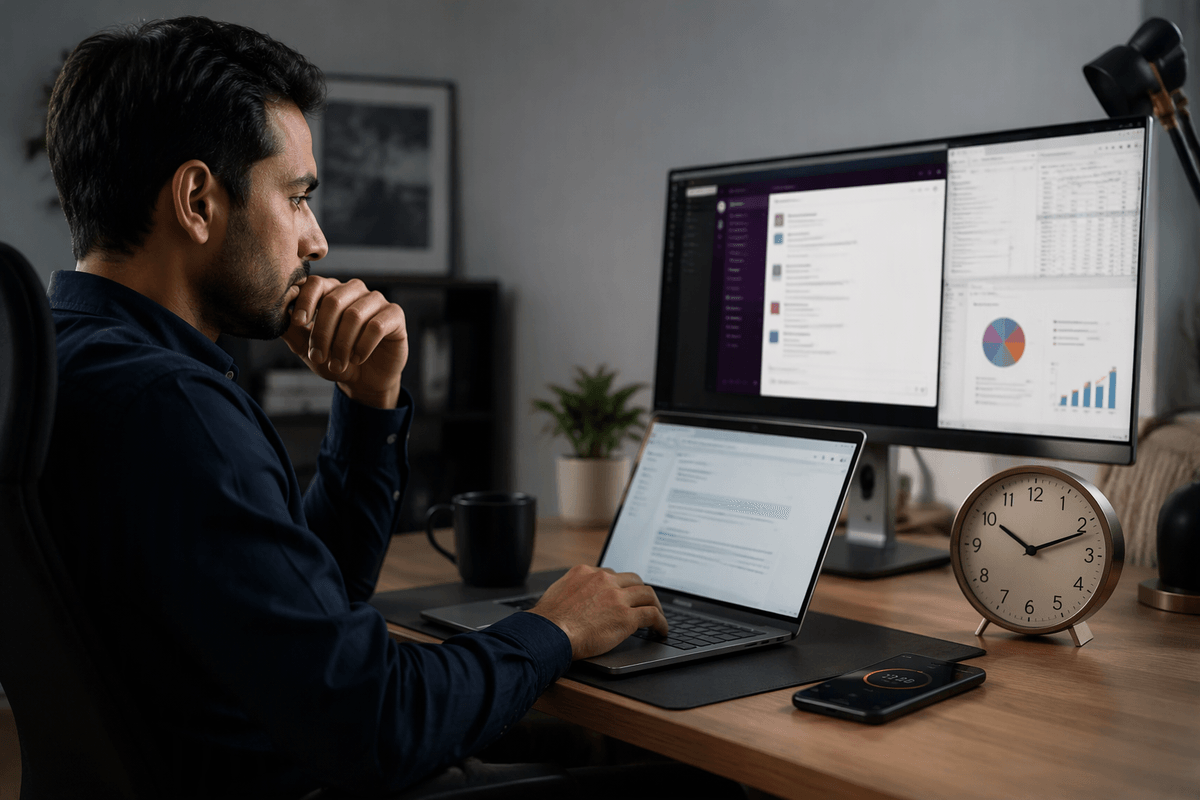Make checking Slack a schedule, not a reflex